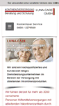 Mobile Screenshot of luna-care.de